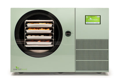 Harvest Right Countertop 360 freeze dryer in sage green, front view