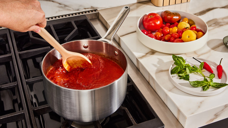 Caraway Non-Toxic Stainless Steel Cookware Set