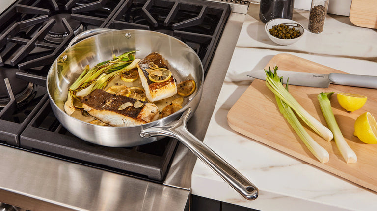 Caraway Non-Toxic Stainless Steel Cookware Set