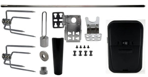 Arteflame Extra Rotisserie Cordless Motor, Spit, Forks and Bracket Kit, SPT&MOTKIT