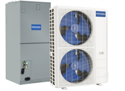 MRCOOL 60K BTU Hyper Heat Central Ducted Air Handler and Heat Pump Condenser - 15.3 SEER2, CENTRAL-60-HP-230A00