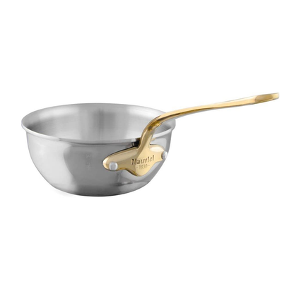 Mauviel 1830 M'COOK B 5-Ply Chef Pan With Brass Handle