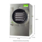 Harvest Right Small Home Pro Freeze Dryer with Premier Vacuum Pump, 4 Trays and Mylar Starter Kit in Stainless Steel