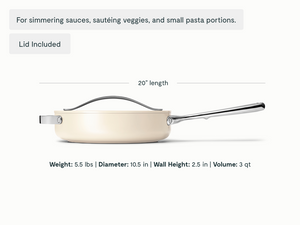 Caraway Small Sauté Pan