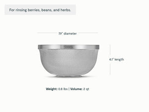 Caraway Small Stainless Steel Strainer