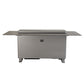 FORNO Elevato Smart Bar Table with 5.2 cu. ft. Fridge/Freezer, Motorized Lift System, Bluetooth Control in Sandstone Black, FBTFR7037-72BLK