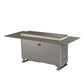 FORNO Elevato Smart Bar Table with 5.2 cu. ft. Fridge/Freezer, Motorized Lift System, Bluetooth Control in Sandstone Black, FBTFR7037-72BLK