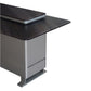 FORNO Elevato Smart Bar Table with 5.2 cu. ft. Fridge/Freezer, Motorized Lift System, Bluetooth Control in Midnight Marble, FBTFR7037-72GRY