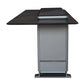 FORNO Elevato Smart Bar Table with 5.2 cu. ft. Fridge/Freezer, Motorized Lift System, Bluetooth Control in Midnight Marble, FBTFR7037-72GRY