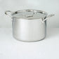 Sardel 8 Piece Complete Stainless Steel Cookware Set
