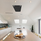 600 CFM Black Flush Ceiling Mount Range Hood - VICTORY Sunset