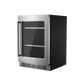 THOR Kitchen 24" 5.2 cu. ft. 113 Can Undercounter Beverage Cooler with LED Lights, TBR24US