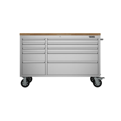 THOR Kitchen 55" Premium 10 Drawer Mobile Workbench, TC5510