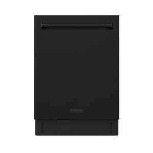 THOR Kitchen 24" Dishwasher in Black, 7 Wash Cycles, 3 Racks, Energy Star, TDW24C7B