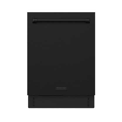 THOR Kitchen 24" Dishwasher in Black, 7 Wash Cycles, 3 Racks, Energy Star, TDW24C7B