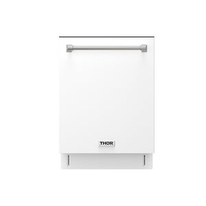 THOR Kitchen 24" Dishwasher in White, 7 Wash Cycles, 3 Racks, Energy Star, TDW24C7W