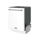 THOR Kitchen 24" Dishwasher in White, 7 Wash Cycles, 3 Racks, Energy Star, TDW24C7W