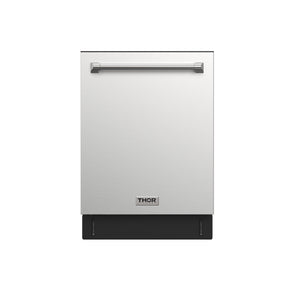 THOR Kitchen 24" Stainless Steel Built-In Dishwasher, 47 dBA, 7 Wash Cycles, 3 Racks, Energy Efficient, TDW24C7