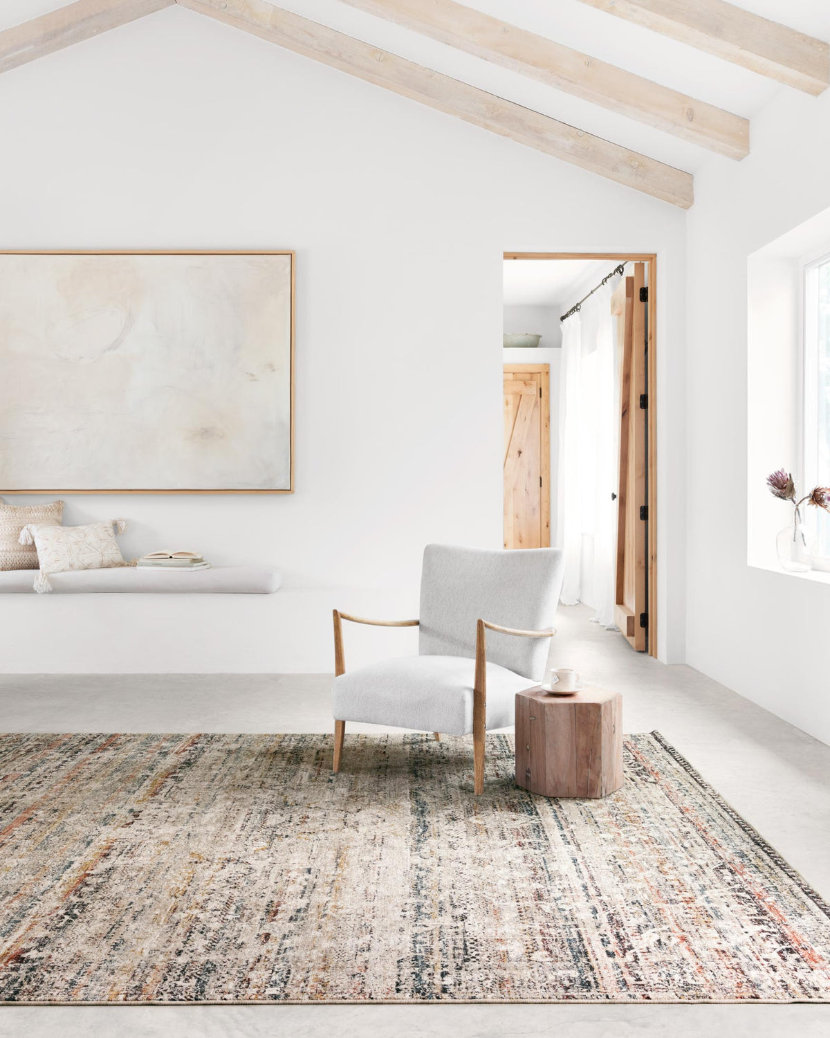 Loloi Theia THE-03 Taupe / Multi area rug - image 3