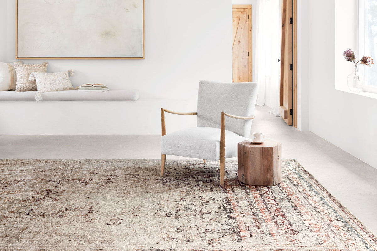 Loloi Theia THE-05 Taupe / Brick area rug - image 5