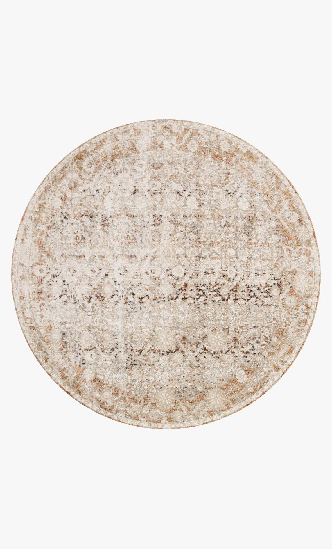 Loloi Theia THE-07 Natural / Rust area rug - image 6
