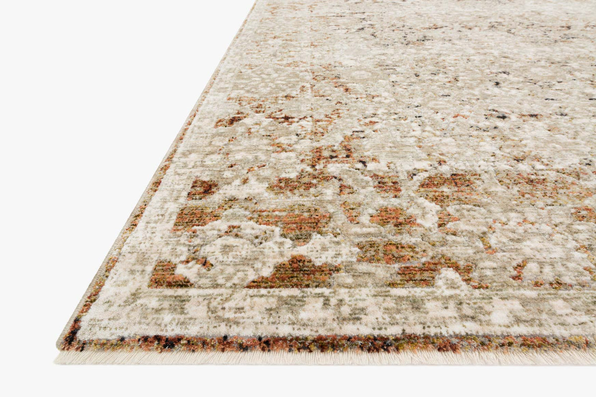 Loloi Theia THE-07 Natural / Rust area rug - image 2