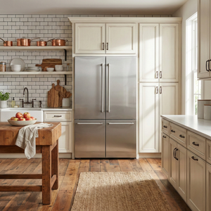 THOR Kitchen X-Series 60" Stainless Steel Built-In Side-by-Side Refrigerator with Water Dispenser and Ice Maker