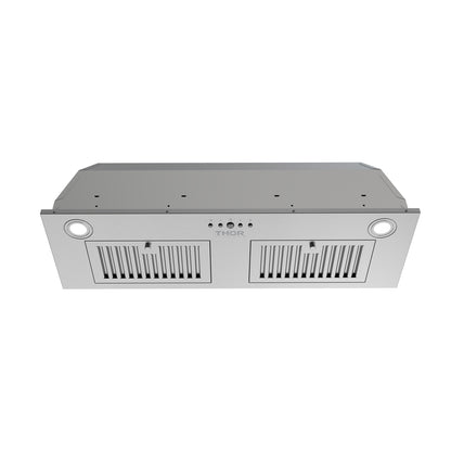 THOR Kitchen 36" 350 CFM Insert Range Hood in Stainless Steel, 11" Height, TLH3611