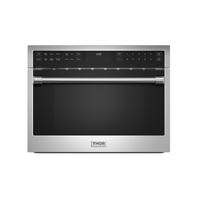 THOR Kitchen 24" 1.6 cu.ft. Built-In Air Fry Microwave Oven With Drop-Down Door, TMO24H