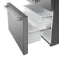 THOR Kitchen 36" Counter Depth Refrigerator with Internal Water Dispenser and Ice Maker, TRF3603FD