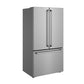 THOR Kitchen 36" Counter Depth Refrigerator with Internal Water Dispenser and Ice Maker, TRF3603FD