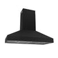 THOR Kitchen 48" 800 CFM Convertible Wall Mount Range Hood in Black Stainless Steel, TRH48PB