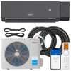 Aoraki 24.5 SEER2 18,000 BTU Heat Pump Mini Split AC w/ERV System - Black