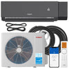 Aoraki 23.5 SEER2 24,000 BTU Heat Pump Mini Split AC w/ERV System - Black