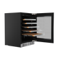 THOR Kitchen 24" 4.9 cu. ft. 46 Bottle Single Zone Wine Cooler with LED Lights, TWC24US