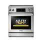 THOR Kitchen 30 Inch Air Fry and Self-Clean Professional Electric Range, TRE3001