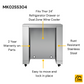 THOR Kitchen 35" Outdoor Kitchen Refrigerator Cabinet in Stainless Steel, MK02SS304