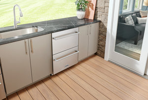 THOR Kitchen 24" 5.4 cu. ft. Indoor or Outdoor Refrigerator Drawer, TRF24U