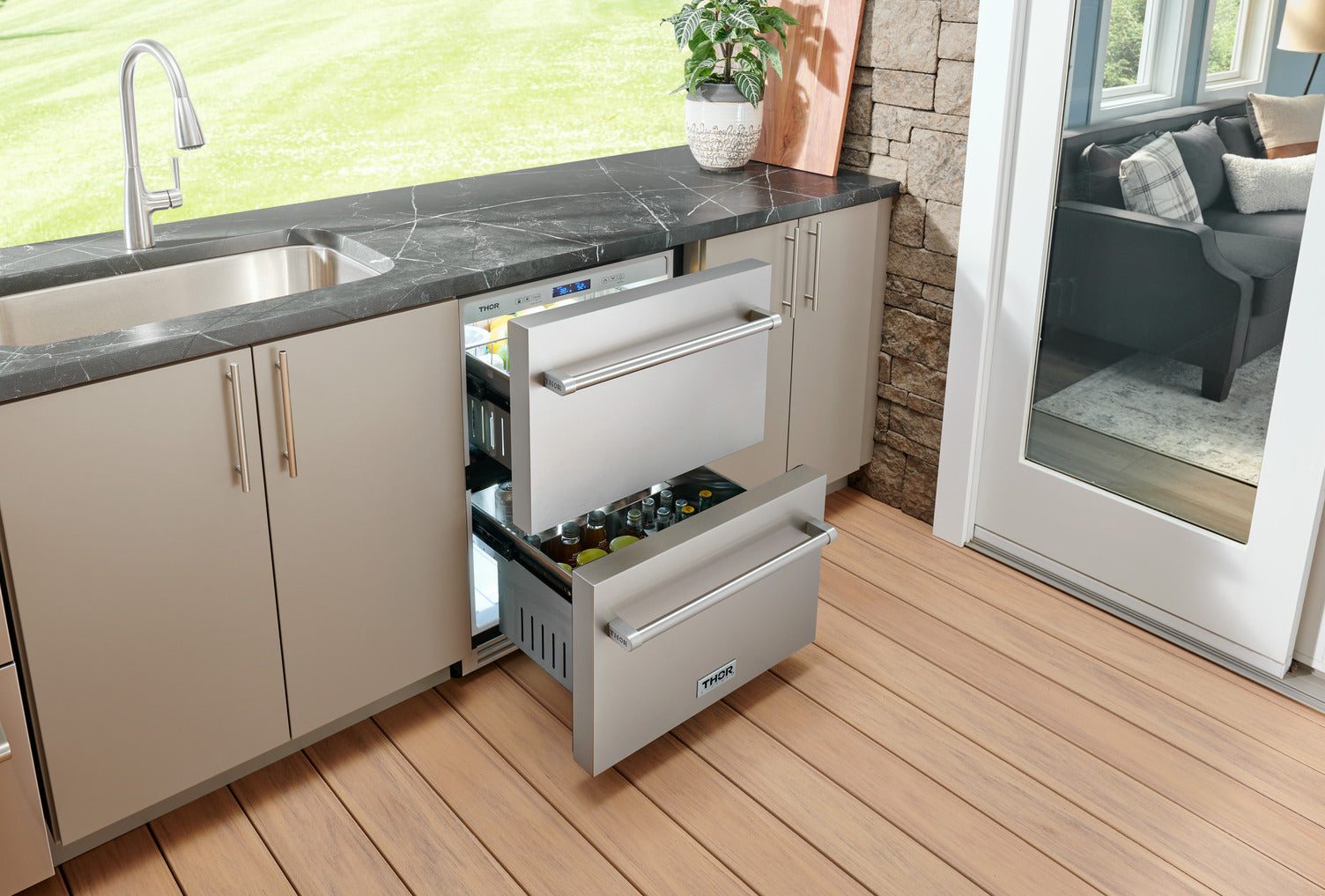 Thor Kitchen Refrigerator and Freezer Drawer - Thumbnail 5