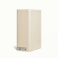 Caraway 45L Slim Step Trash Can in Cream