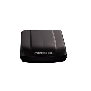 MRCOOL TravelCool 15,000 BTU RV heat pump, black - front view