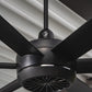 Big Ass Fans 72" Turbo6 Ceiling Fan with Black Blades and Finish