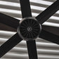 Big Ass Fans 60" Turbo6 Ceiling Fan with Black Blades and Finish
