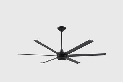 Big Ass Fans 84" Turbo6 Ceiling Fan with Black Blades and Finish