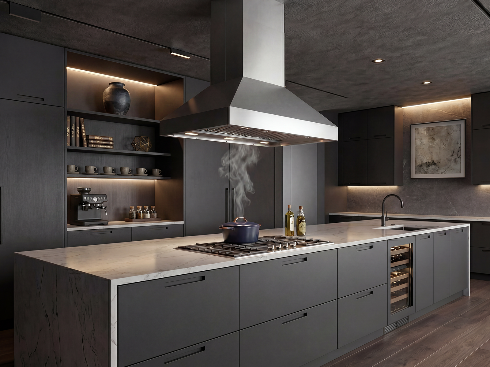 Victory Twister Island Range Hood
