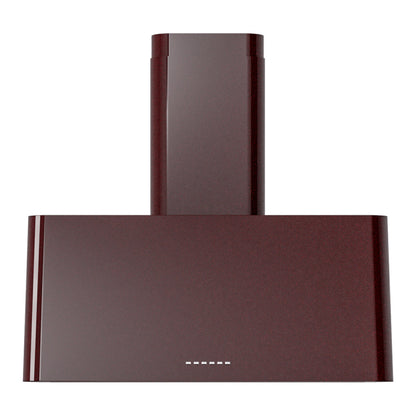 ILVE Nostalgie II 30-Inch Chimney Wall-Mount Ducted Range Hood, 600 CFM, Burgundy, UAG30BU