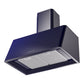 ILVE Nostalgie II 30-Inch Chimney Wall-Mount Ducted Range Hood, 600 CFM, Midnight Blue, UAG30MB