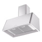 ILVE Nostalgie II 30-Inch Chimney Wall-Mount Ducted Range Hood, 600 CFM, Stainless Steel, UAG30SS