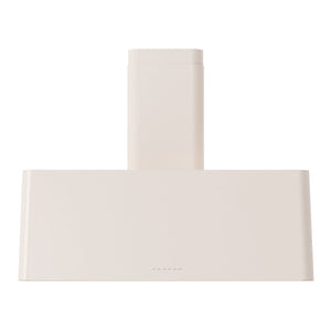 ILVE Nostalgie II 36-Inch Chimney Wall-Mount Ducted Range Hood, 600 CFM, Antique White, UAG36AW