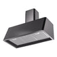 ILVE Nostalgie II 36-Inch Chimney Wall-Mount Ducted Range Hood, 600 CFM, Glossy Black, UAG36BK